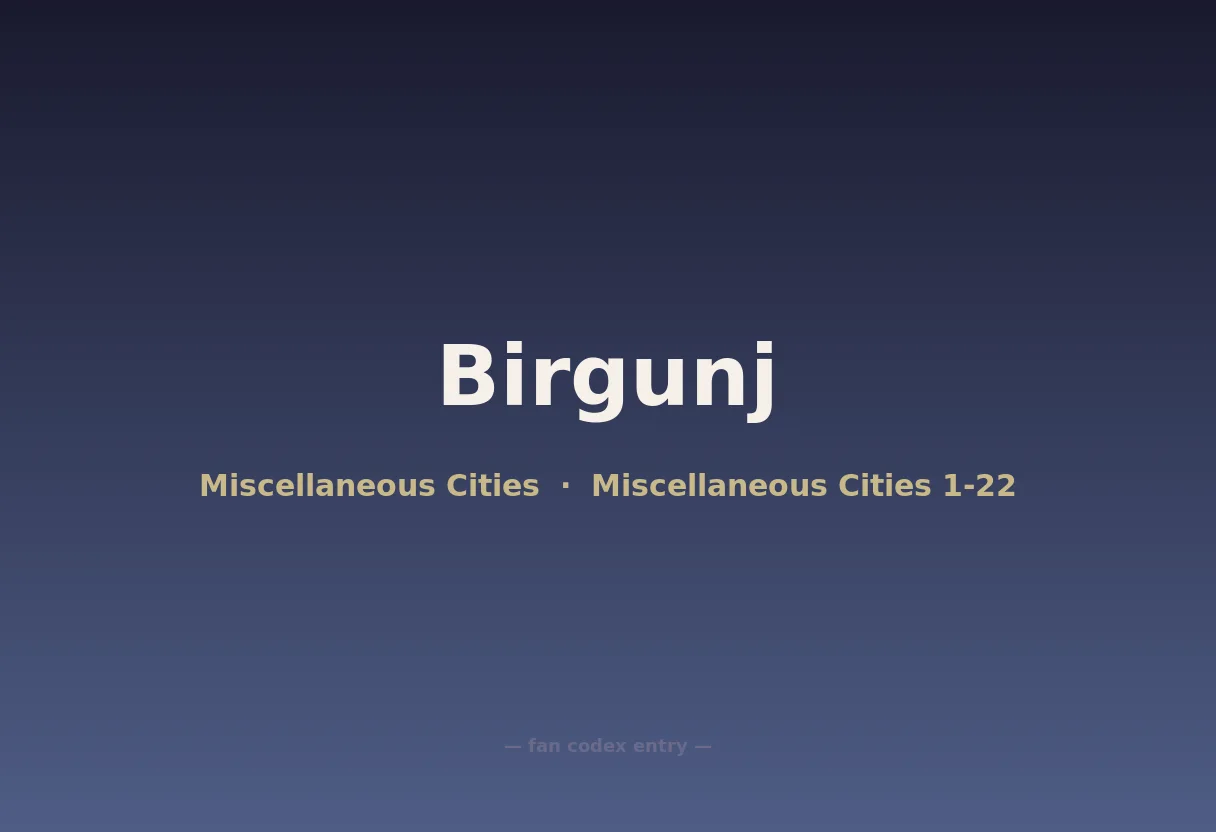 Birgunj